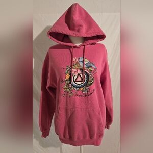 Port & Company Pink AA Hoodie